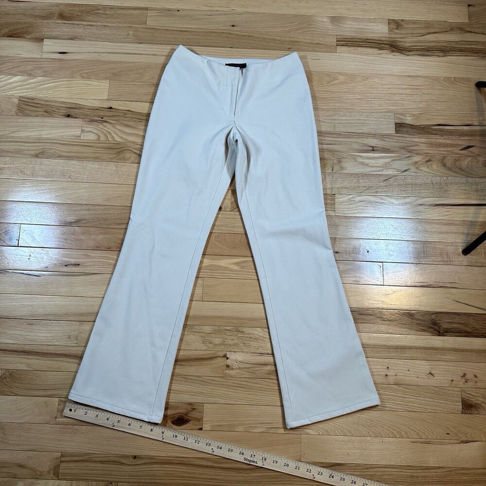 The Limited Made in America Womens Creamy White Virtual Stretch Trouser Sz.0